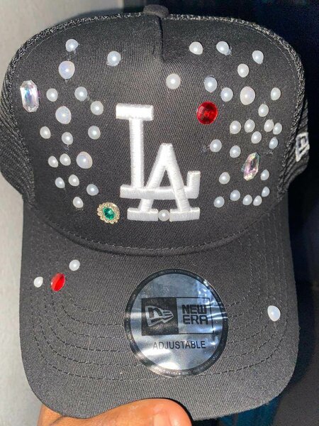 Casquette Snapback Strass LA