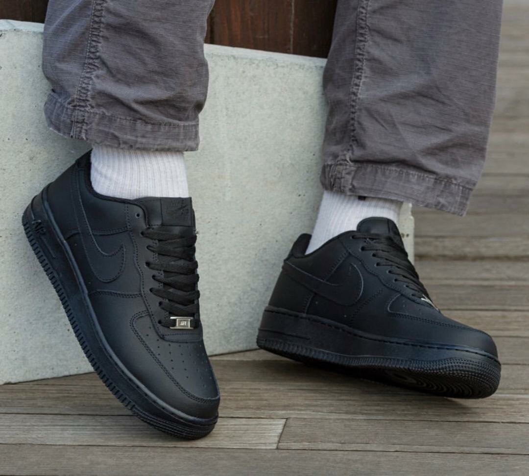 Baskets noires Air Force One