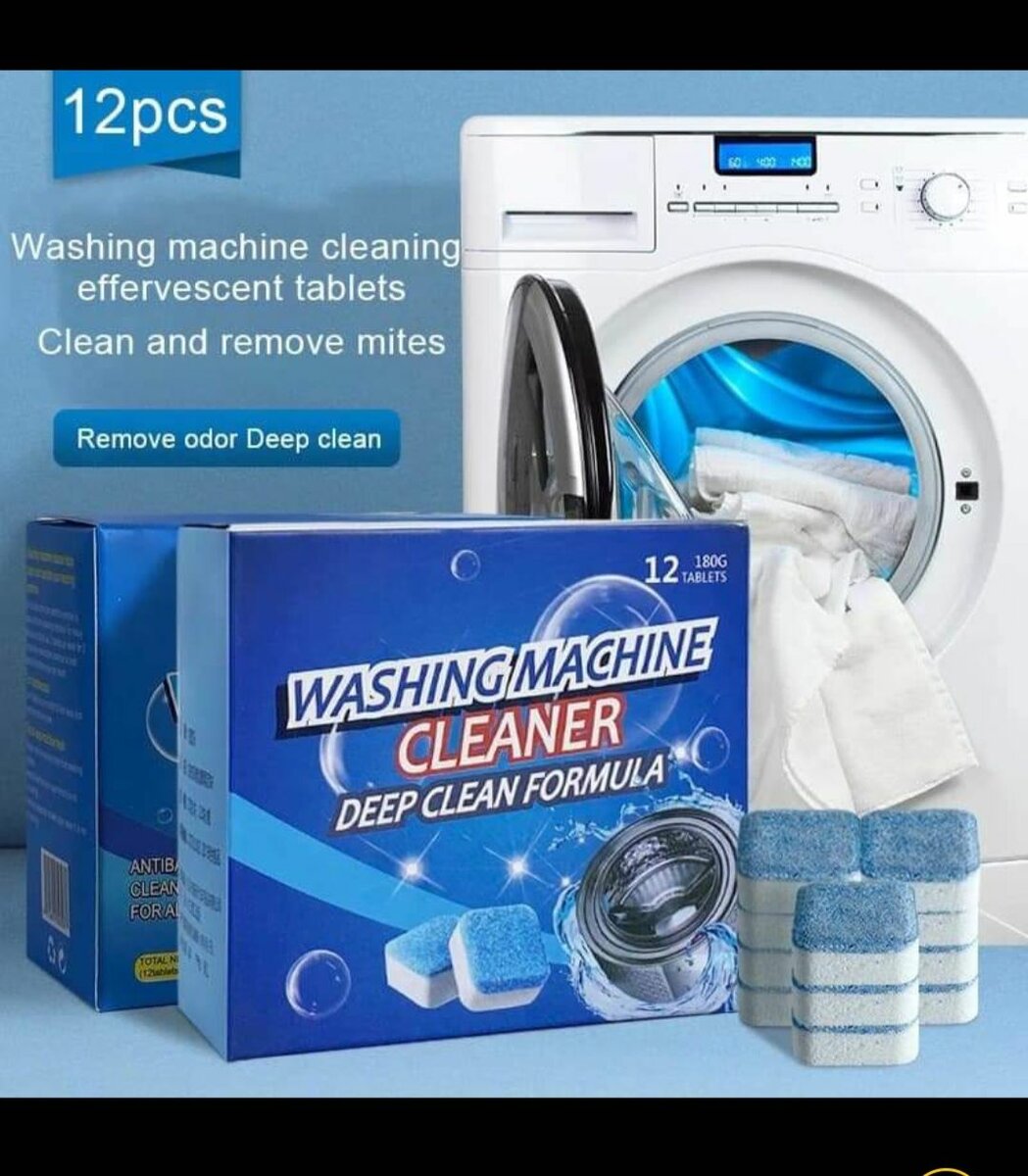 Washing machine cleaning tablets