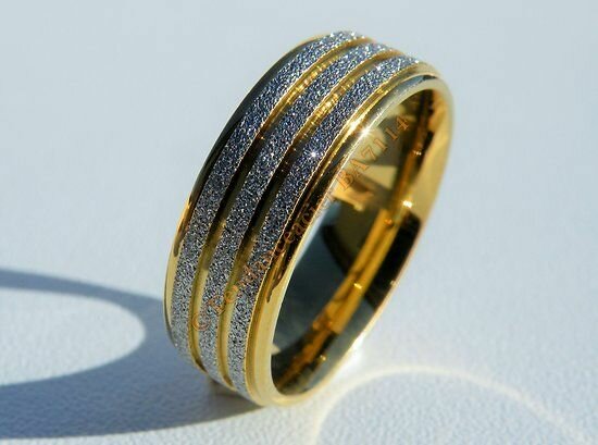 Anneau Bicolore Élegant