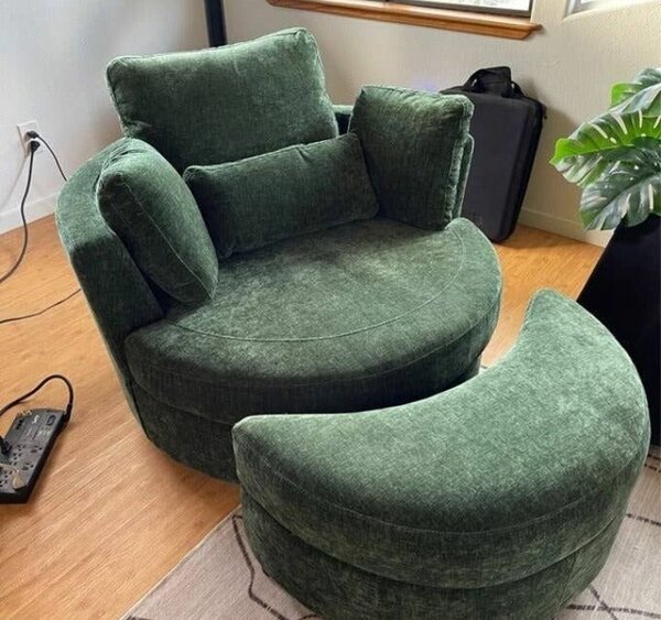 Fauteuil rond confortable