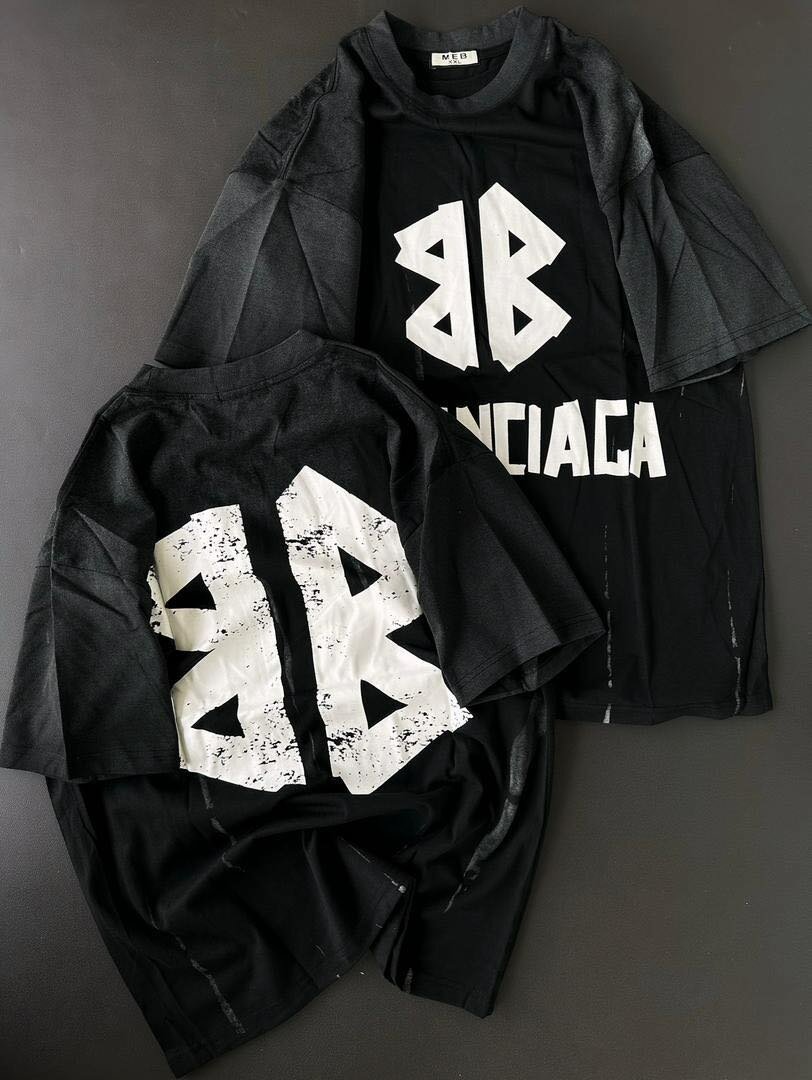 T-shirt oversized imprimé