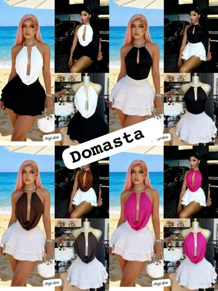 Domasta - Élégante Robe de Plage pour Femme