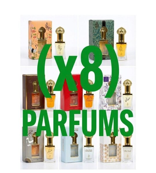 Parfums lamsat harir (x8)