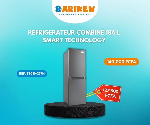 Réfrigérateur Combiné 186L Smart