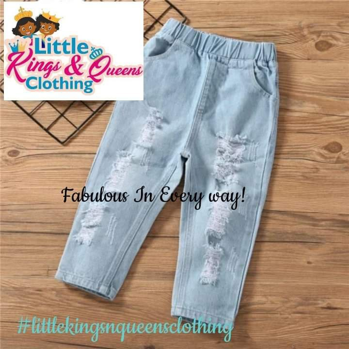 Fashionable Skinny Jeans and Ripped Jeans for Kids