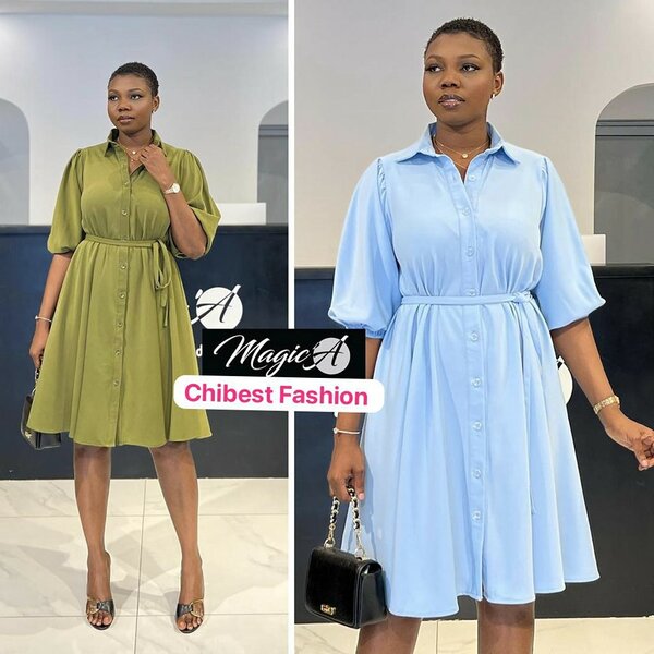 Chic robe classe no pression