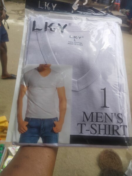 T-shirt blanc homme LKY