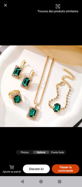 Ensemble Bijoux Éclatant