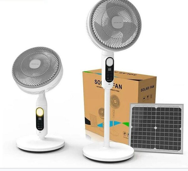 Ventilateur solaire rechargeable