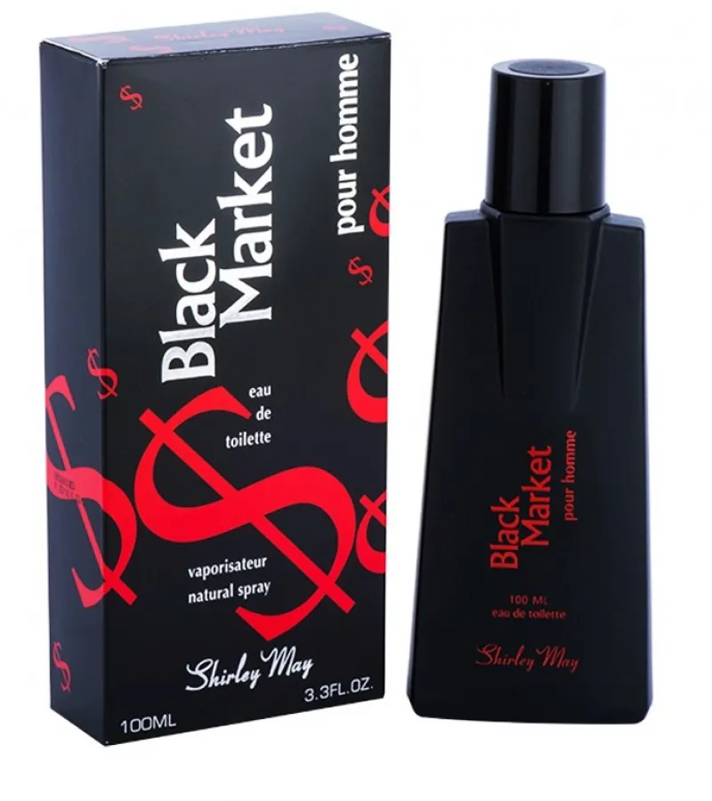 Original Perfume Black Market By Shirley May For Men EDT 100 ML Long Lasting Perfume