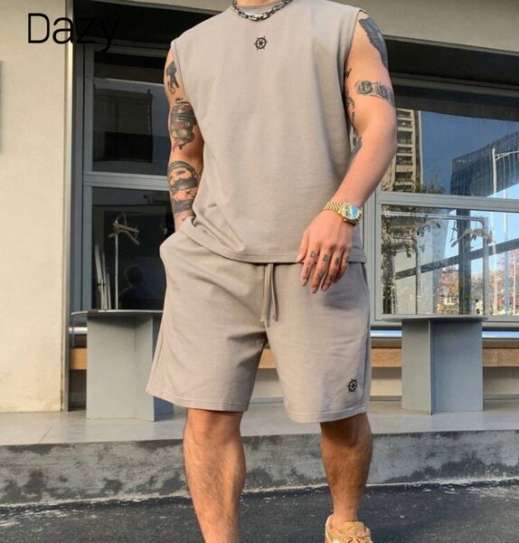 Ensemble Décontracté Sans Manches