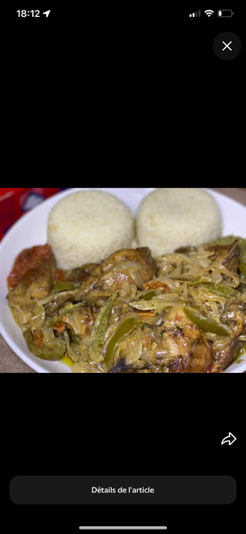 Poulet mayo aloco et atieke