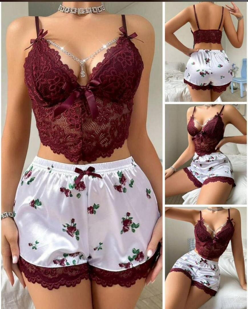 Ensemble lingerie dentelle femme