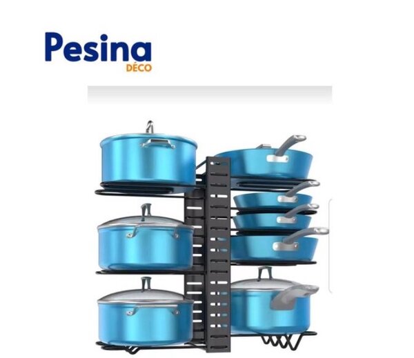 Ensemble de casseroles bleues