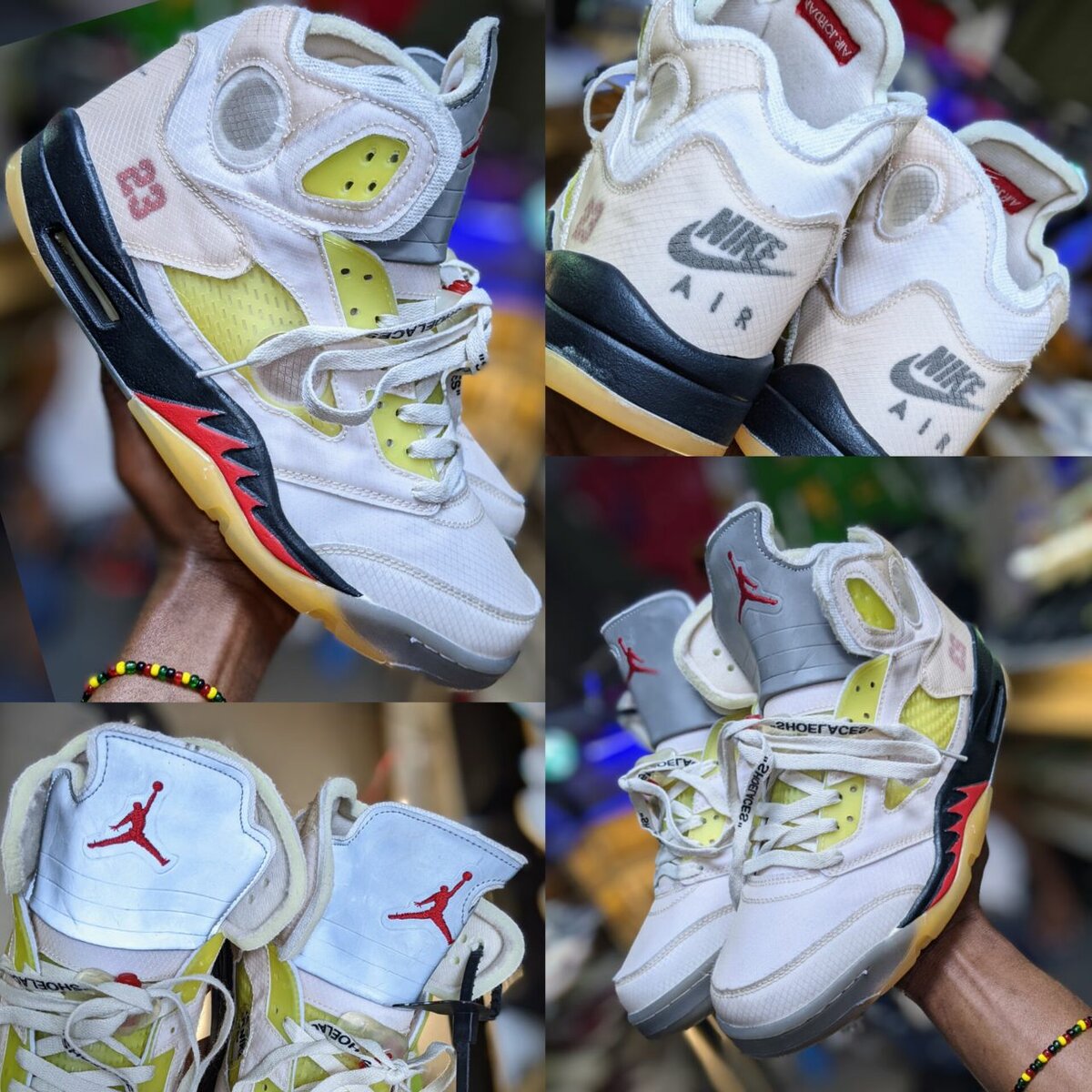 AIR JORDAN 5 RETRO × OFF-WHITE