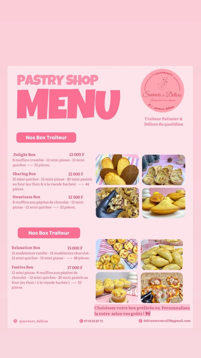 Nos Box Gourmandes / Traiteur