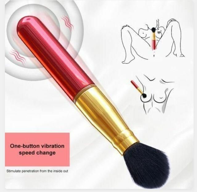 Brosse vibrante pour massage intime