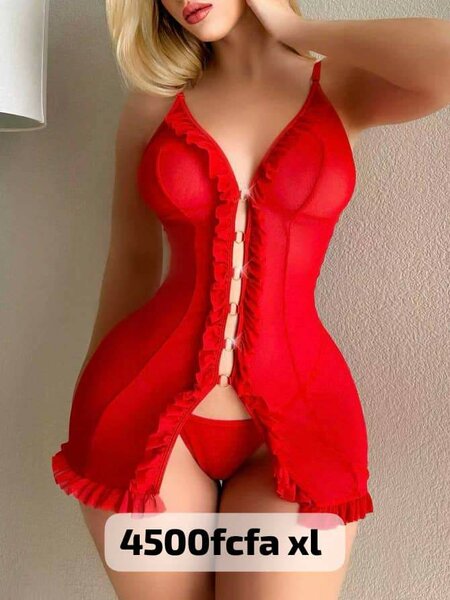 Nuisette Sexy Rouge XL