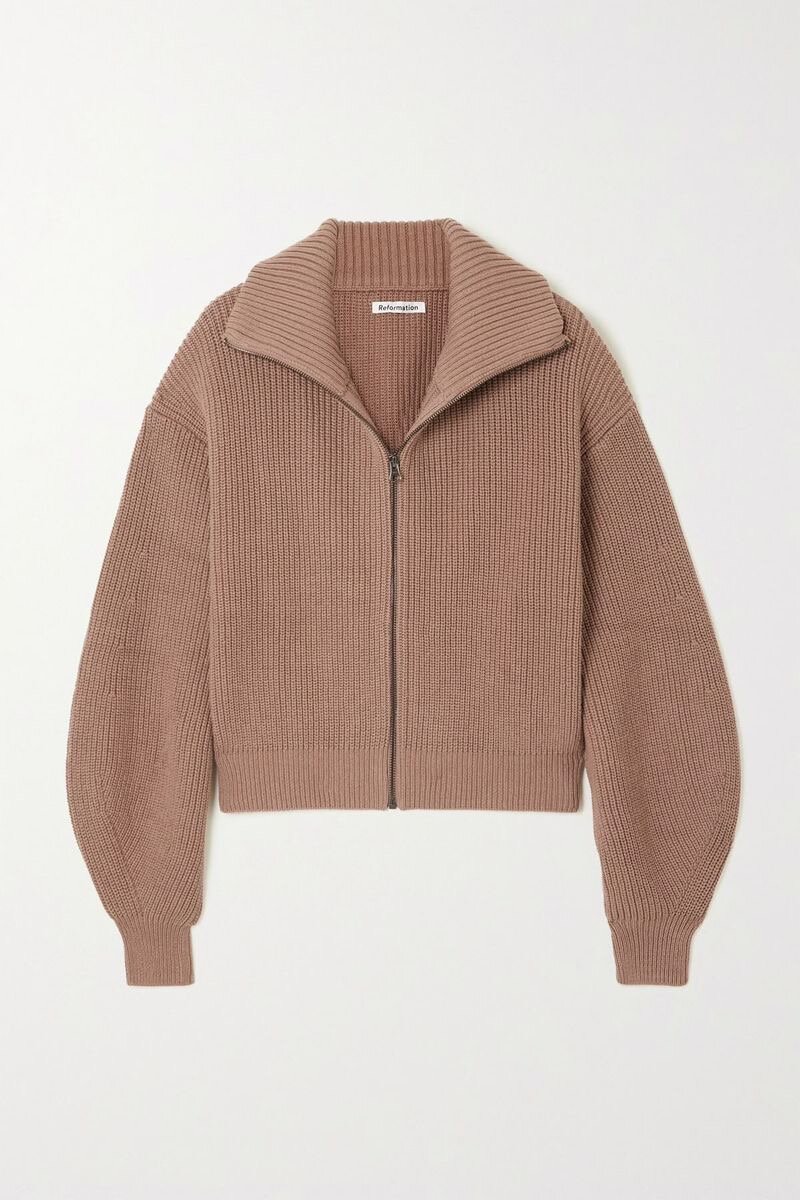 Gilet Femme Zippé Côtelé