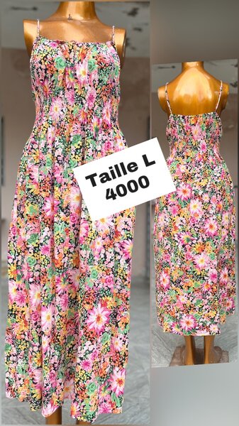 Robe Longue Fleurie Été