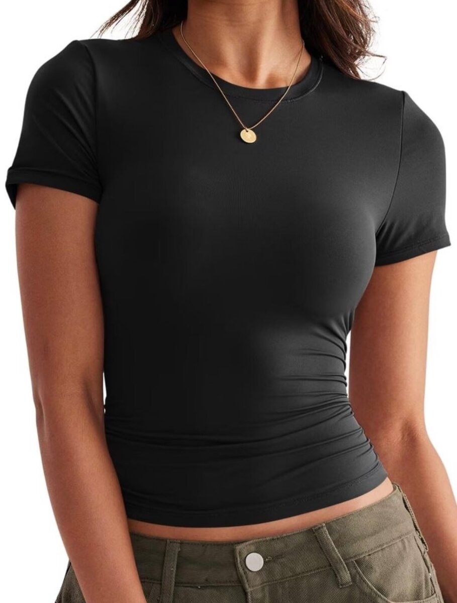 Short sleeves basic tops