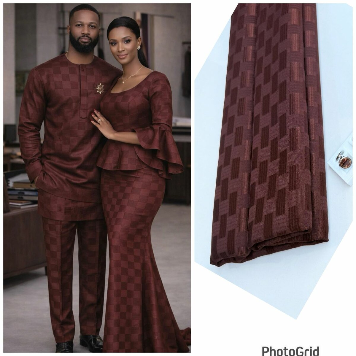 Ensemble African élégant