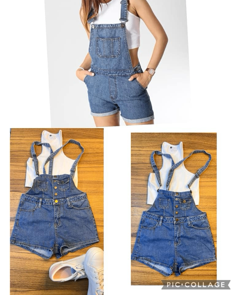 Combinaison en jean femme