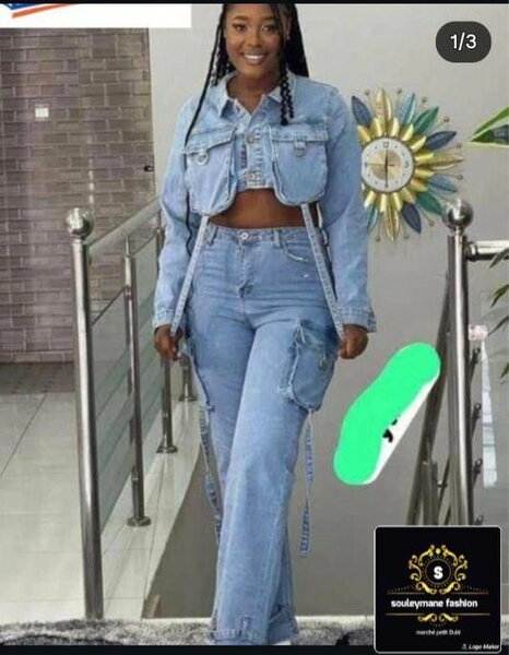 Tenue en jean tendance femme