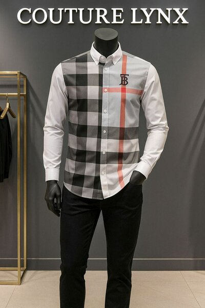 Chemises élégantes multicolores homme