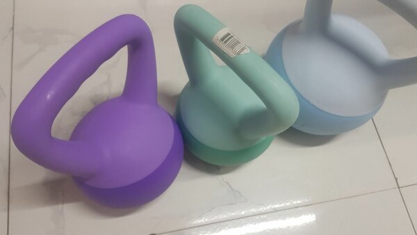 Kettlebells colorés fitness
