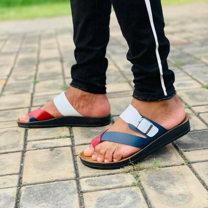 Sandales confortables colorées