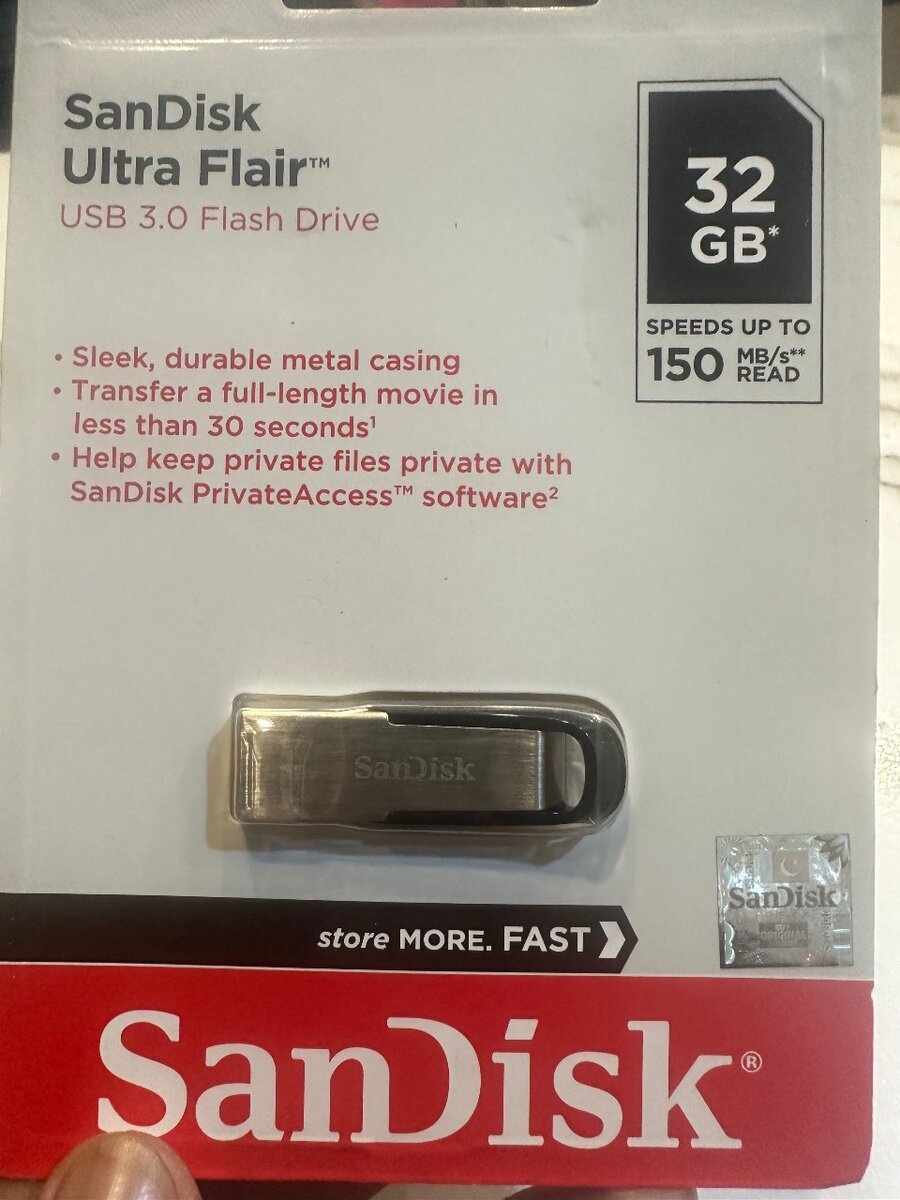 Flash sandisk 32.gb for sale