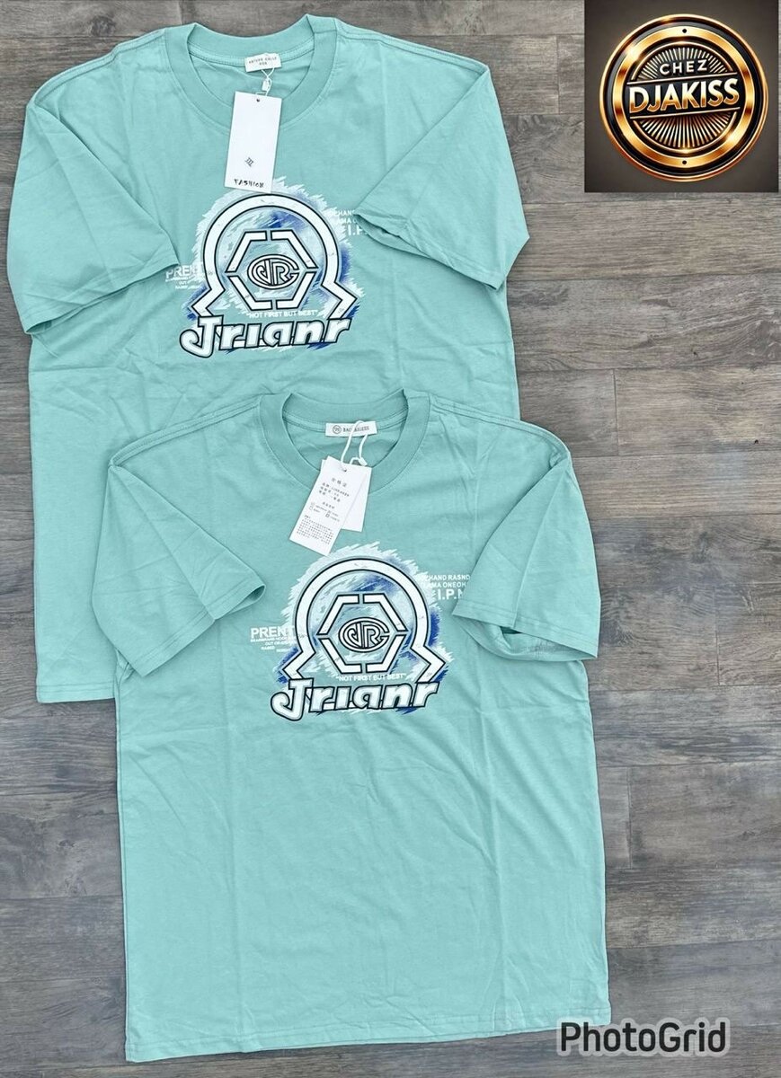 T-shirts en coton unisexes