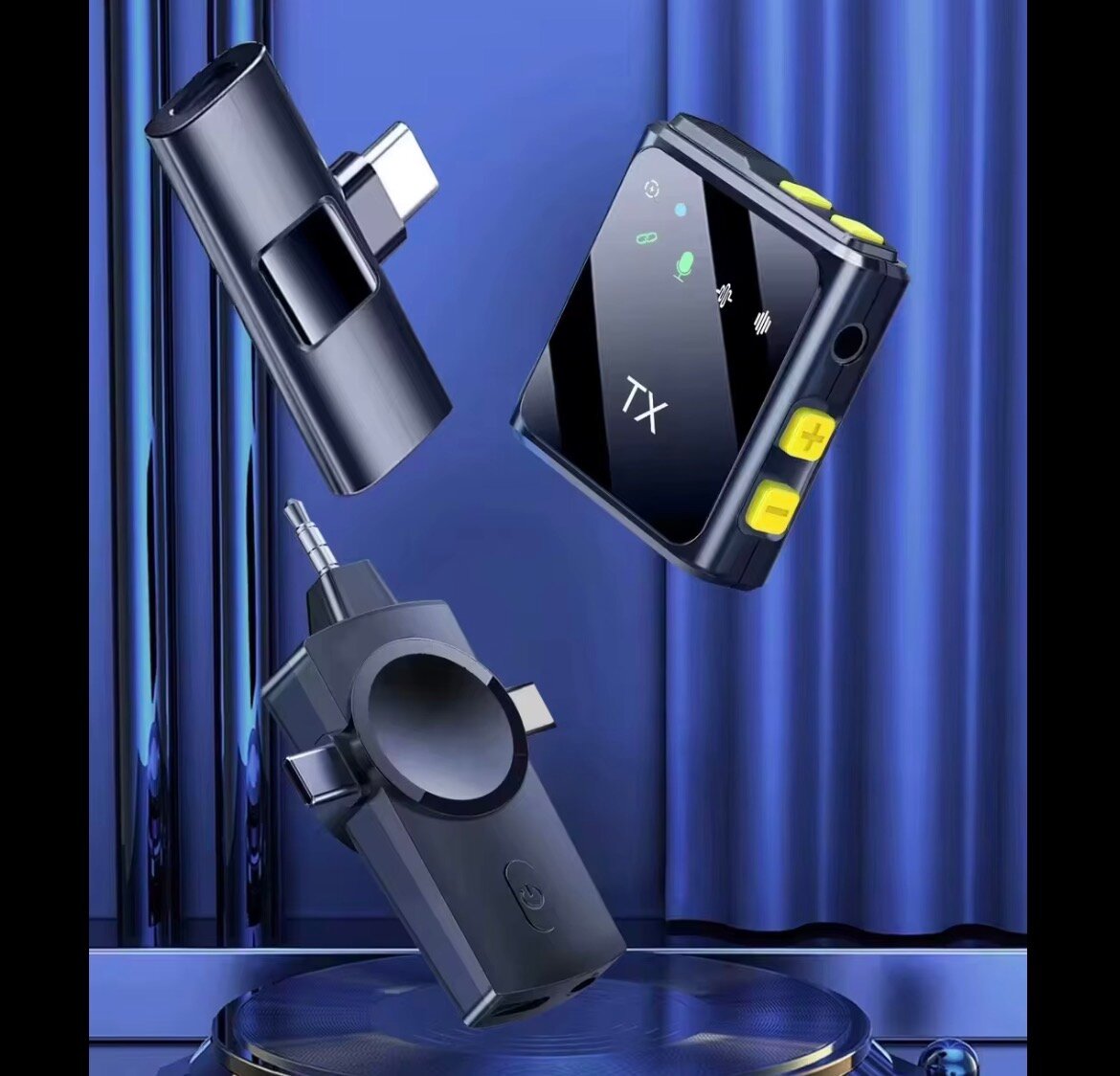 Microphone sans fil compact