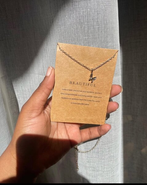 Gift card necklaces