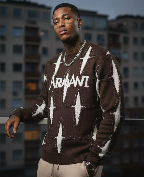 Pull en tricot Armani