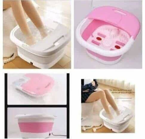 Bac à pied pliable