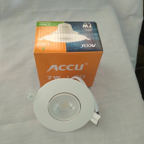 Spot LED encastré 7W Accu