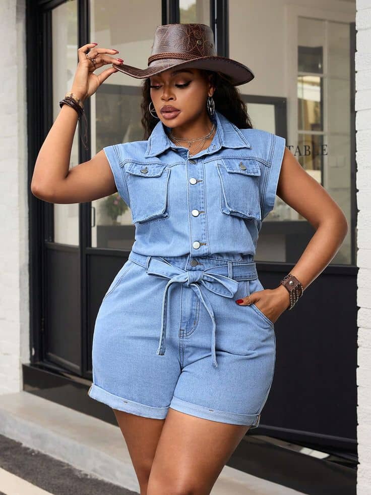 Robe en jean tendance