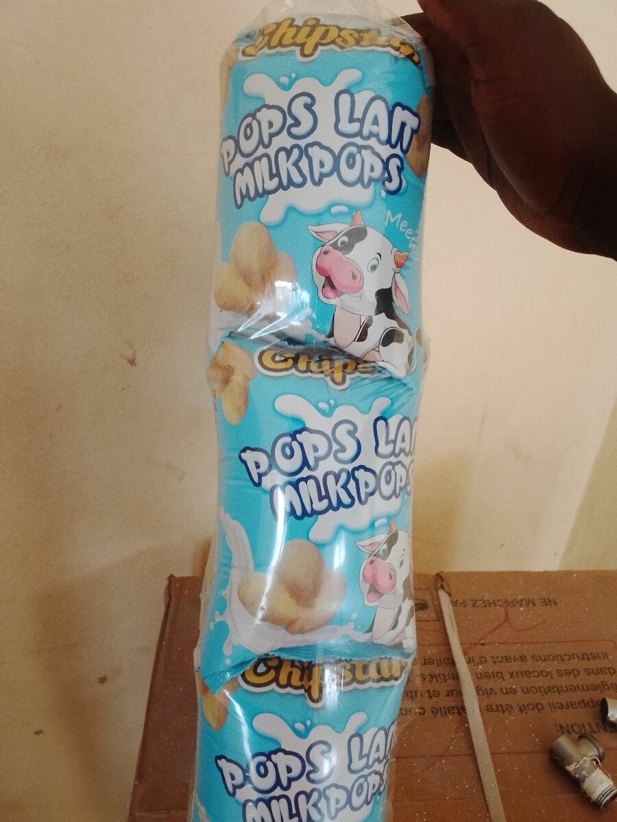 Pops lait, Milk pops - Chips - Sachets de snacks