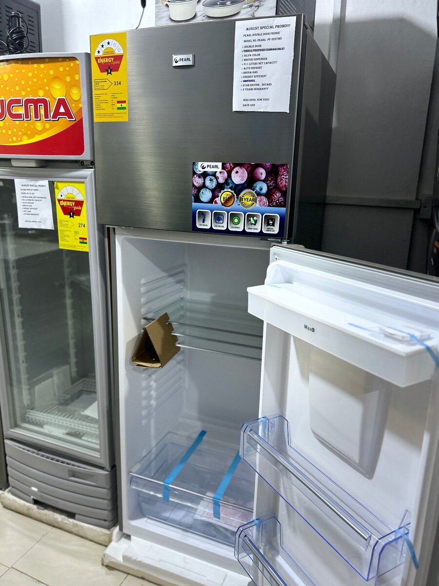 Pearl Big size fridge, PF325 WD  TOP FREEZER