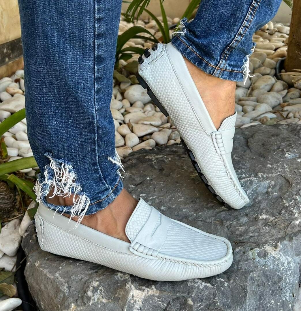 Mocassins en cuir pour homme