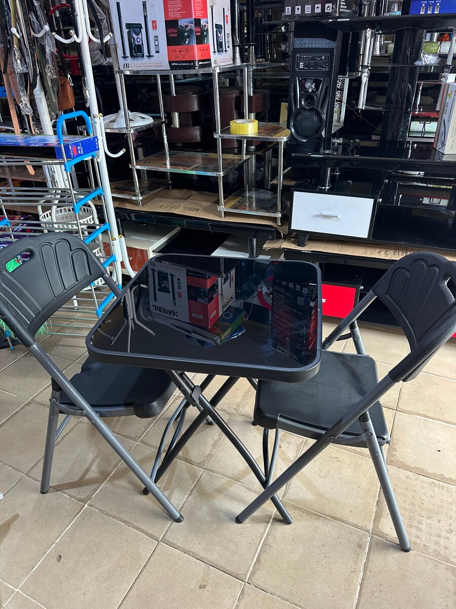 Set de Table Pliante Noir