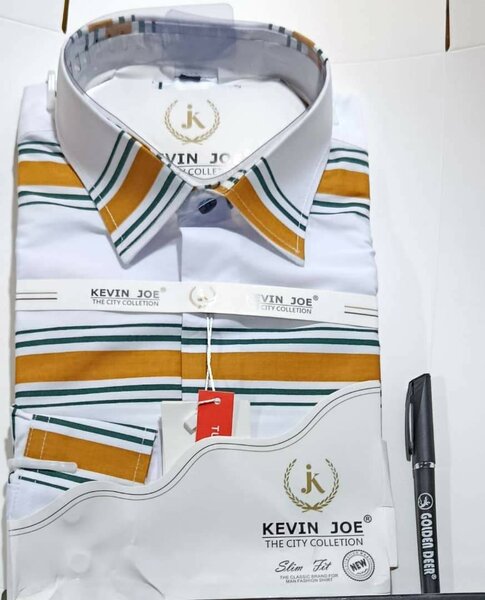 Chemise rayée homme élégante