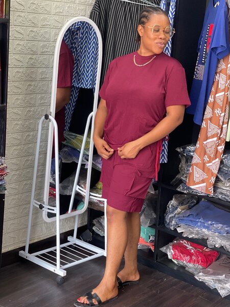 Ladies 2 piece shorts