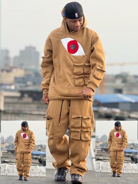 Ensemble survêtement cargo homme