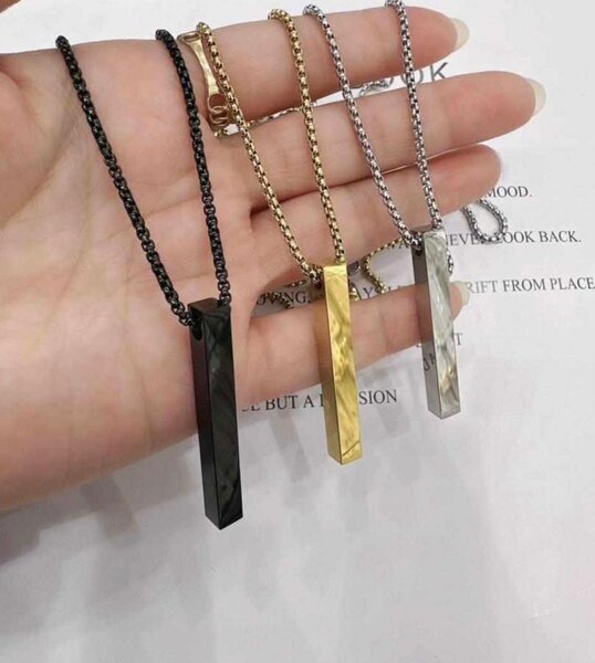 Men's necklace and you can customise it as well to