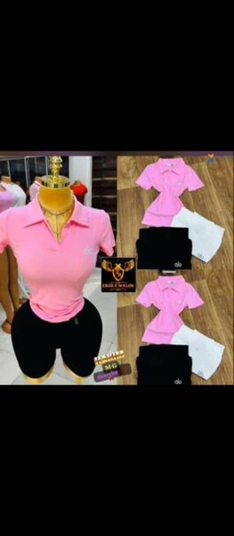 T-shirt femme col polo