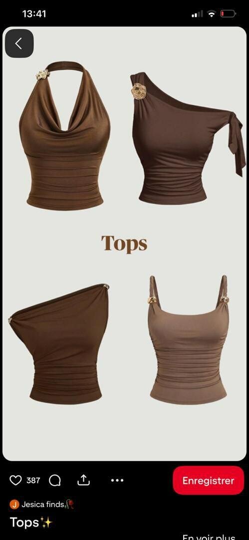 Haut asymétrique élégant